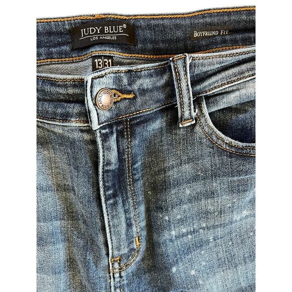Judy Blue Boyfriend Fit, stretch, women's size 13/31 - Picture 5 of 9
